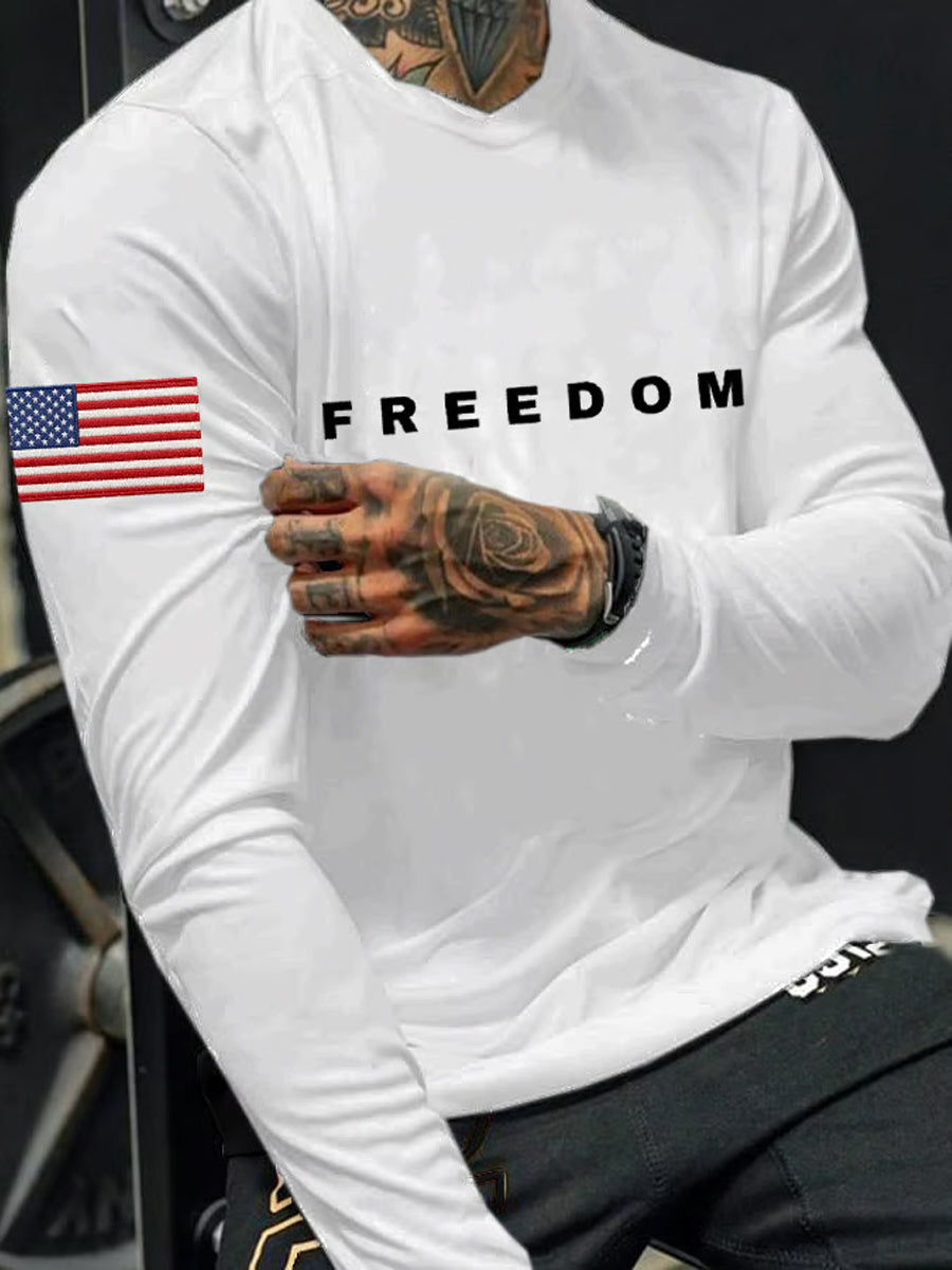 Men's Freedom Is Not Free R.I.P Charlie Kirk Long Sleeve T-shirt