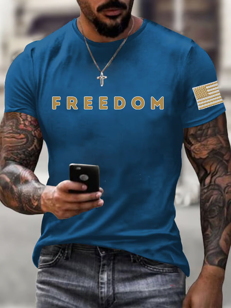 Men's Charlie Kirk Turning Point USA Trump Commemorative T-Shirt