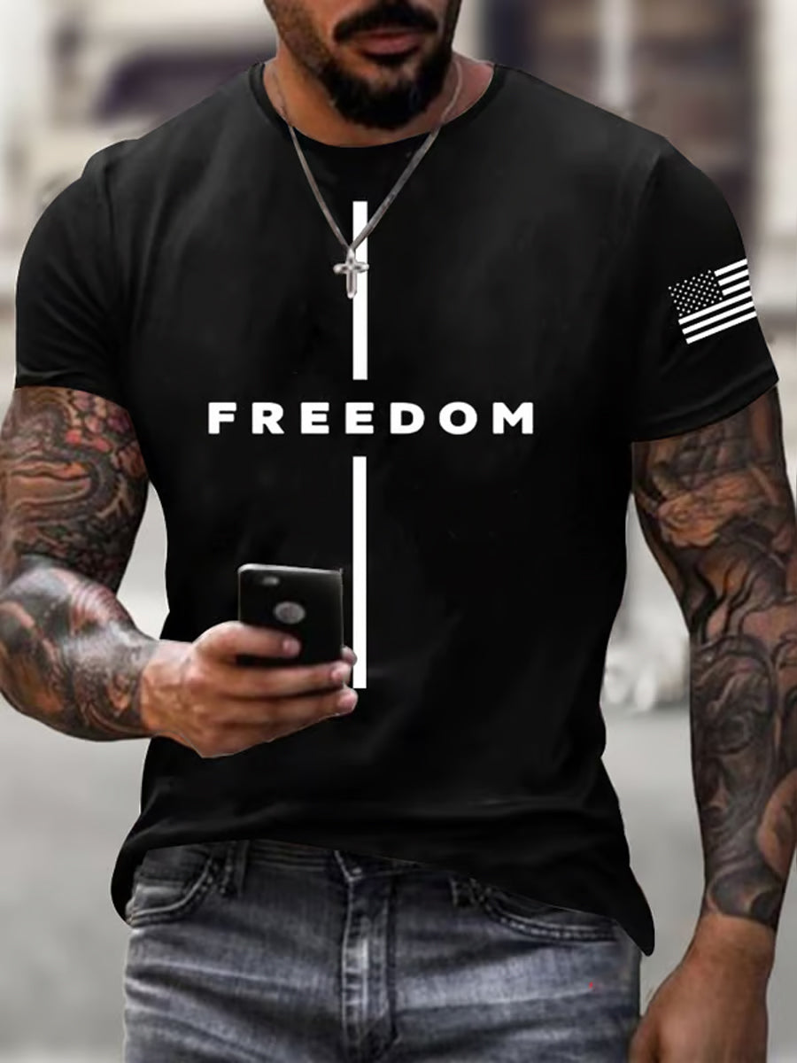 Men's Charlie Kirk Turning Point USA Trump Commemorative T-Shirt