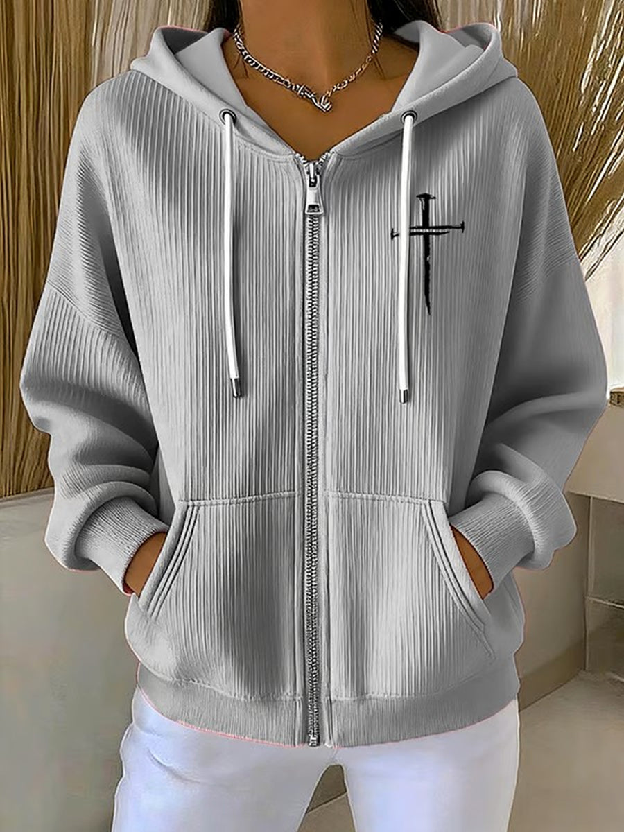 Women's Faith Art Printed  Coat